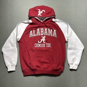 Colosseum Athletics Alabama Crimson Tide Pullover Hoodie Fleece Mens Large NCAA